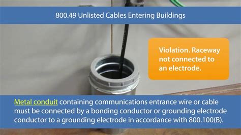 metal box grounding requirements